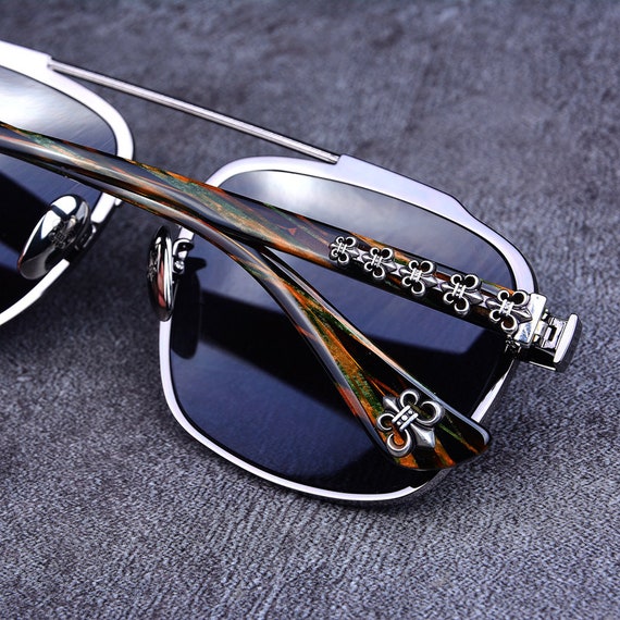 Pure Titanium Frame Sunglasses, Men's and Women's Sunglasses