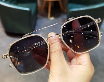 Pure titanium frame sunglasses, Men's and women's sunglasses, Fashion sunglasses, Sunglass for men and women, 0020