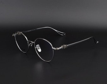 Ultra-light pure titanium frame anti-blue light anti-myopia, glasses frames men and women, fashion glasses 0093