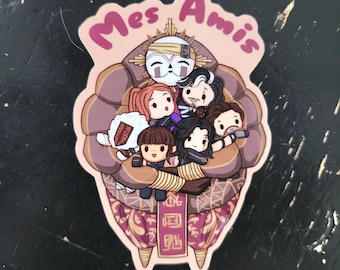 Clair Obscur Expedition 33 cute Esquie Mes Amis sticker