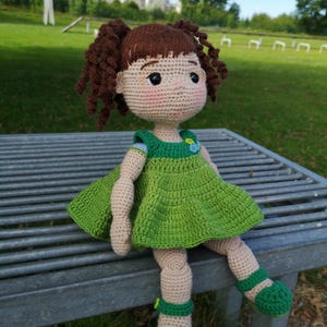 Doll Crochet Pattern, Amigurumi Doll Pattern, Crochet plush pattern, Clothes pattern, Amigurumi plush toys, DIY crochet toys, Handmade Gift