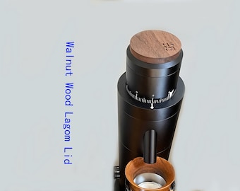 Walnut Wood Lagom Lid Dust Cover / Walnut Cover for Lagom P64 & P100 Grinder / Support size customization