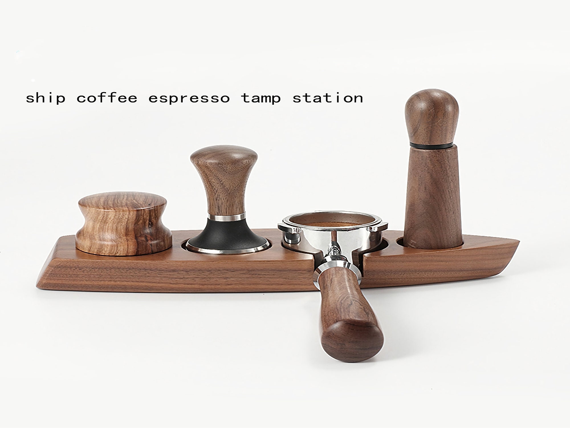 Espresso Tamper Holder, 58MM Wood Coffee Tamper Station Base, Natural –  Grind Depot