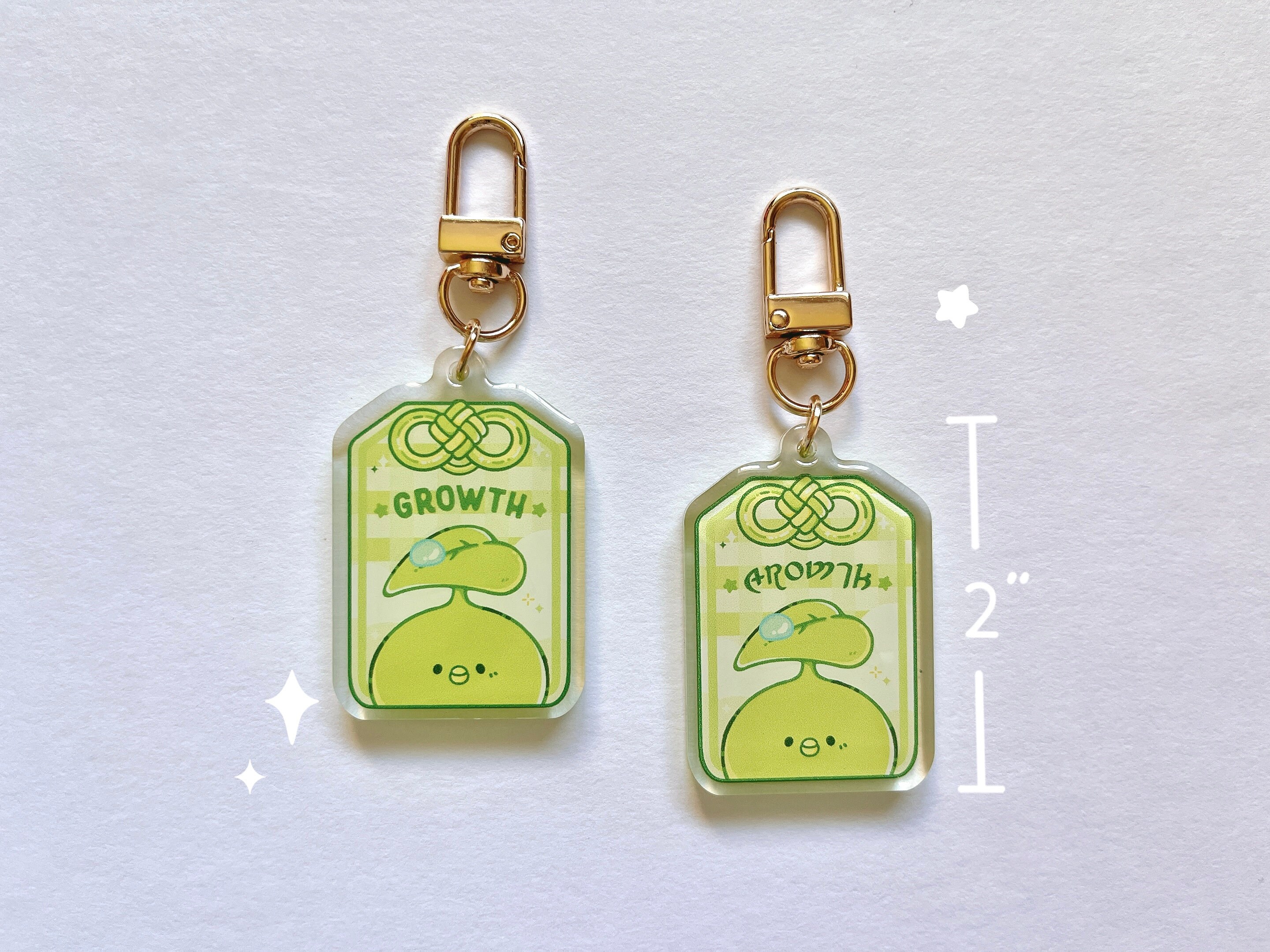 Minion Omamori Epoxy Keychain Stickers | Fat Cat Shiba Chocobo ...