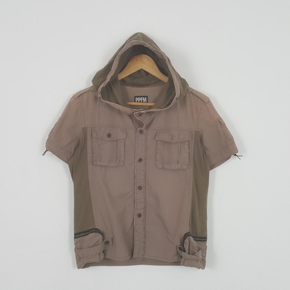 Vintage PPFM Japanese Brand Hoodies Shirt Button Up - Etsy
