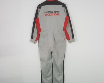 Vintage Mugen Honda Japanse Racing Team aangepaste overall jas