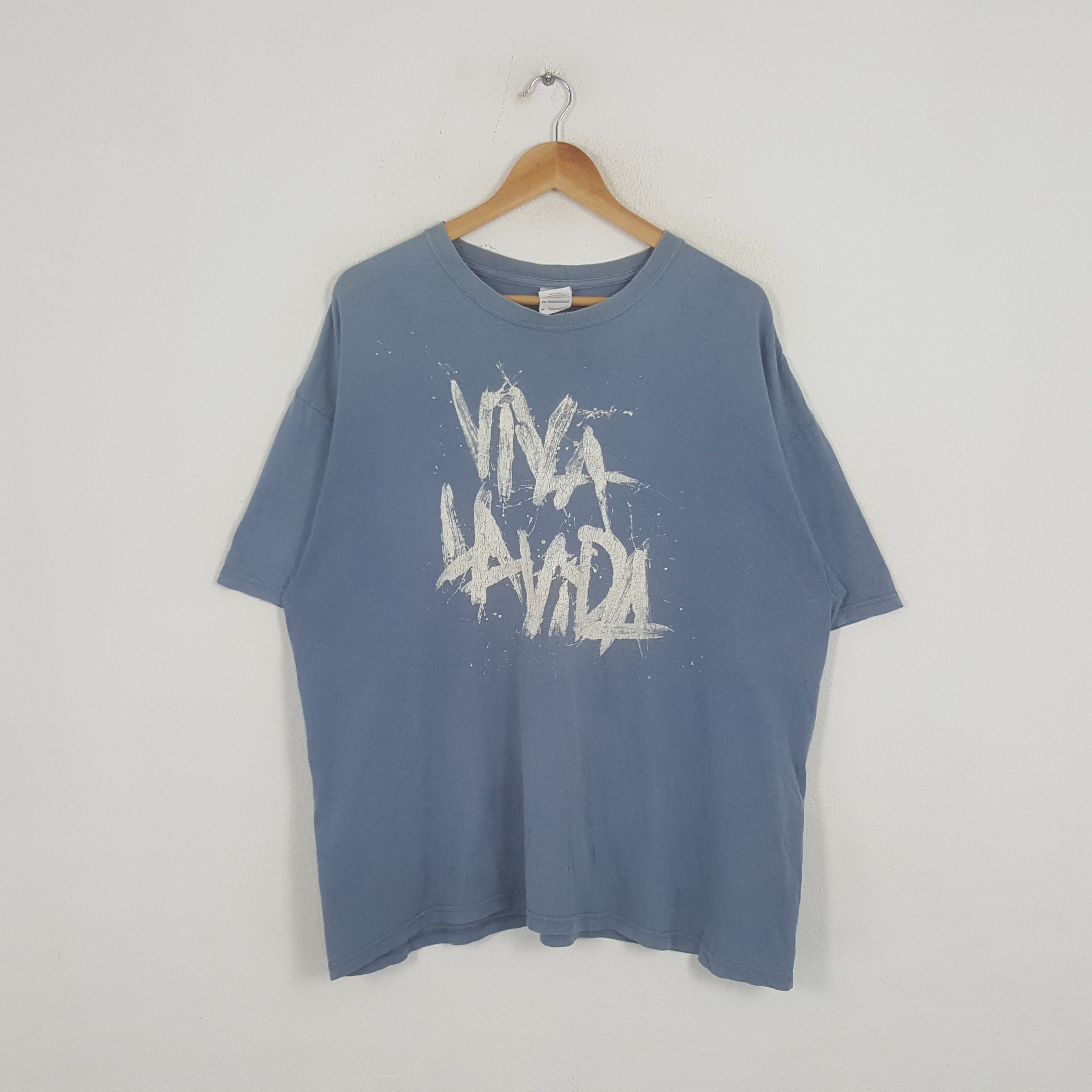 Camiseta vintage de la banda de rock britanica Viva Lavida de Coldplay Etsy Mexico