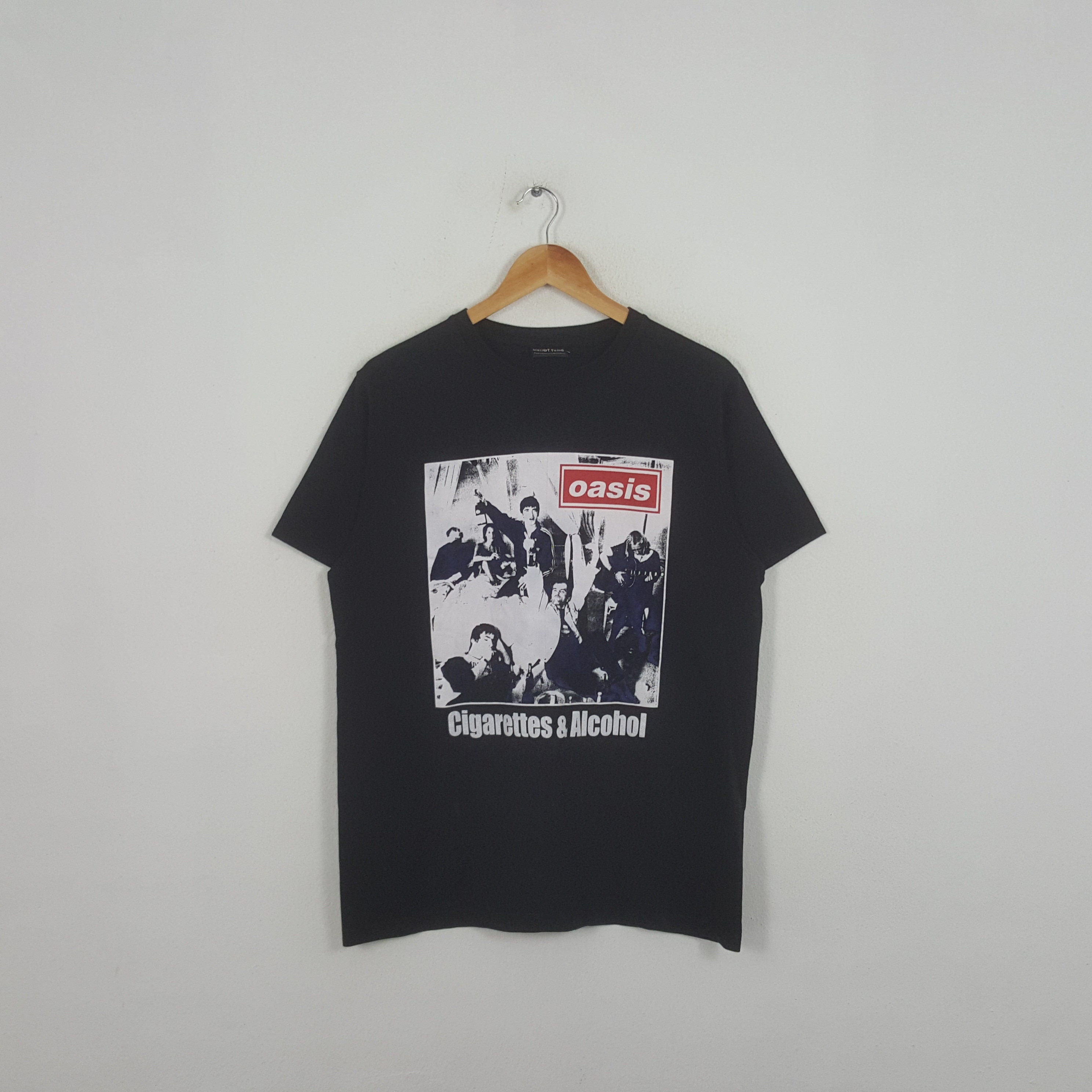 Vintage OASIS Cigarettes & Alcohol British Band Promo Tshirt Vintage OASIS Cigarettes & Alcohol British Band Promo Tshirt