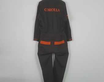 Vintage Toyota Corolla Racing Team Techno Coverall Jacket