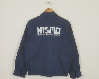 Vintage Nismo Nissan Japanese Racing Team Custom Art Jacke