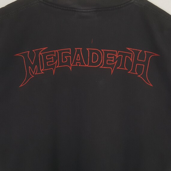 Vintage Megadeth American Heavy Metal Band Tour T… - image 4