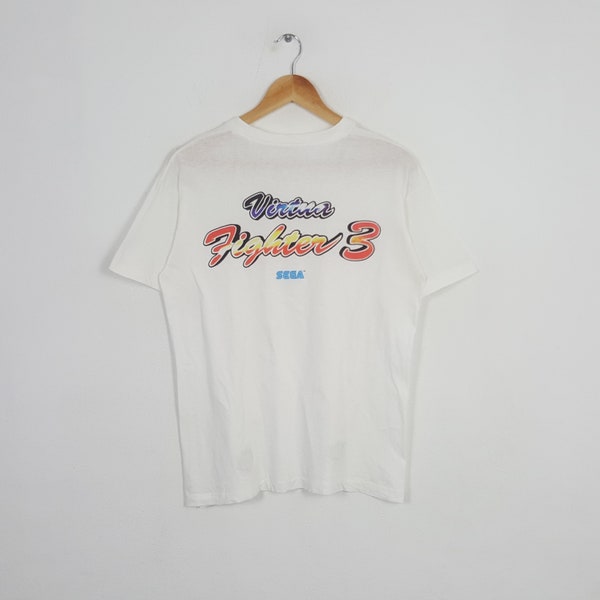 Vintage Virtua Fighter 3 Sega Retro Video Game Design Tshirt