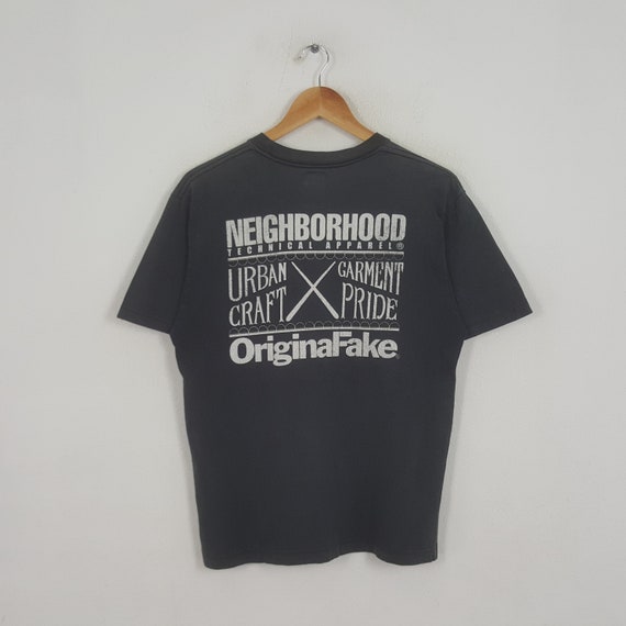 Vintage Neighborhood Original Fake Japanese Brand Tsh… - Gem