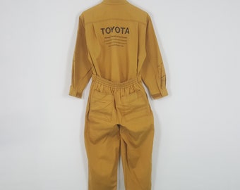 Vintage Toyota Japonés Racing Team Chaqueta de mono