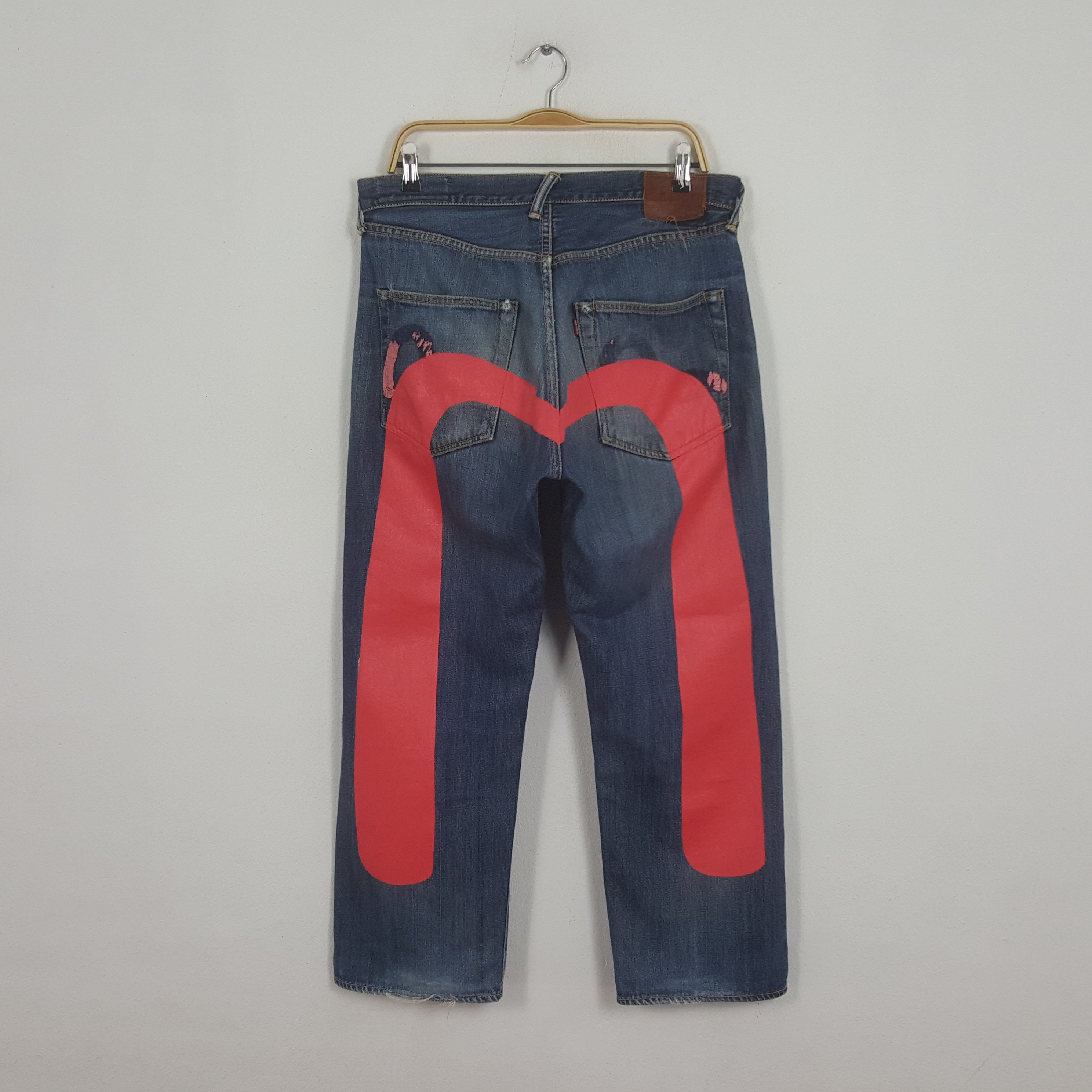 Jbd Blue Baggy Denim Straight Leg Jeans for Women | Pink Desert 26