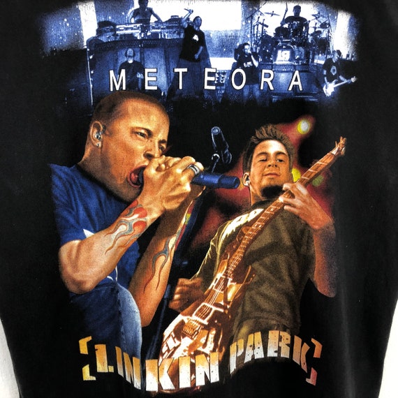 Vintage Linkin Park Meteora American Rock Band Ts… - image 2