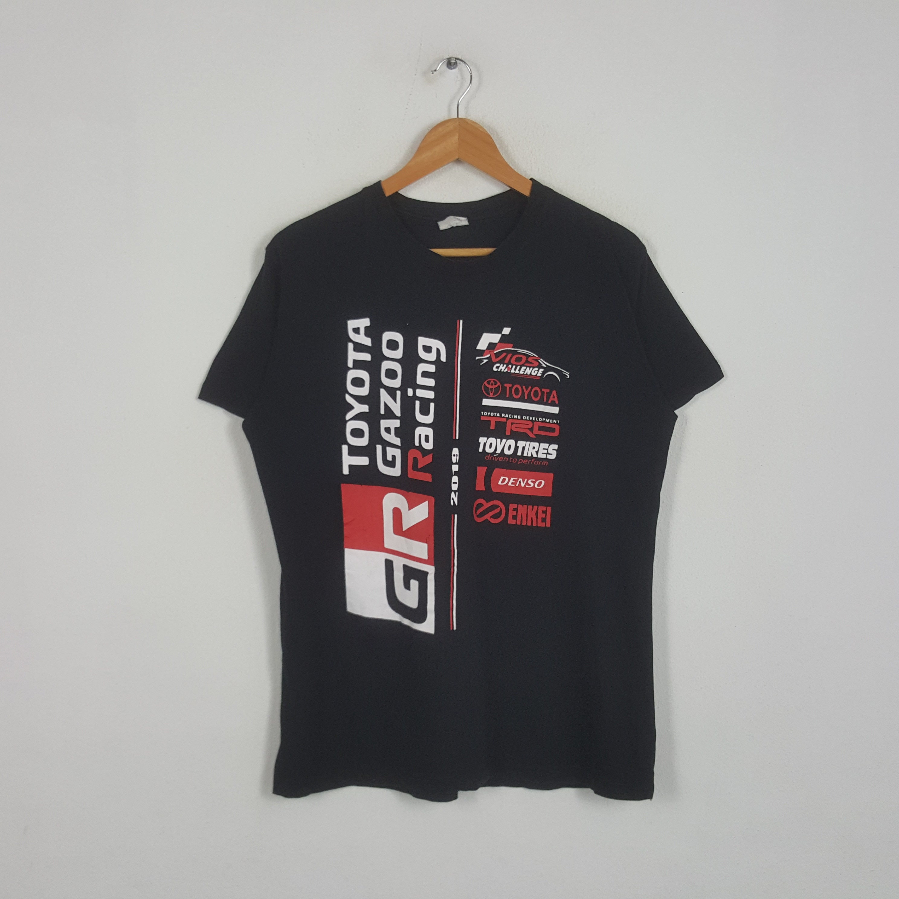 T-shirt Manches Longues Toyota Gazoo Racing - Logo TGR, Style Sport Auto, Neuf