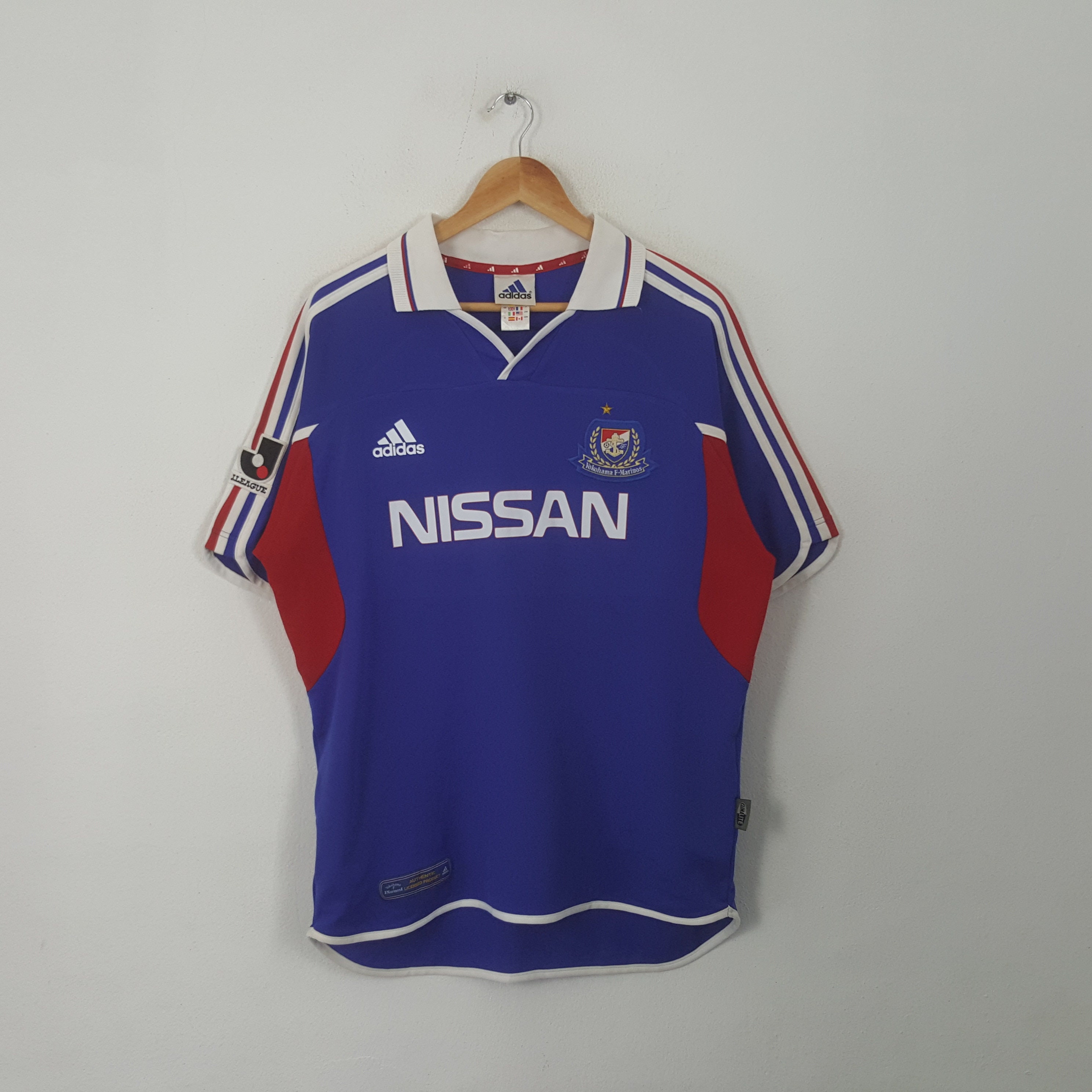 Vintage Adidas Yokohama F-marinos Japanese Nissan Soccer
