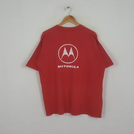 Vintage Motorola Mobile Phone Logo Streetwear Tsh… - image 1