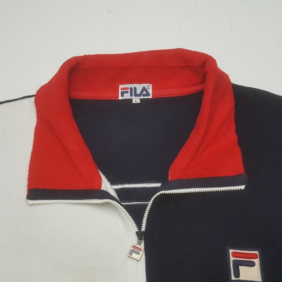 Vintage Fila Italian Sport Style Big Logo Sweatsh… - image 5