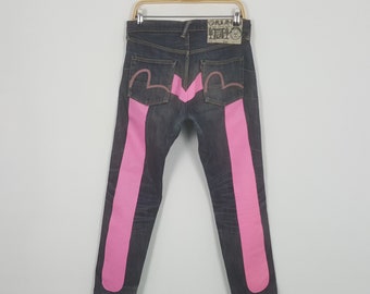 Vintage Evisu japanische Marke Daicock Custom Art Denim Jeans