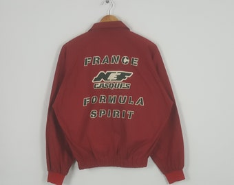 Vintage France Casquies Formula Spirit Racing Bikers Jacket