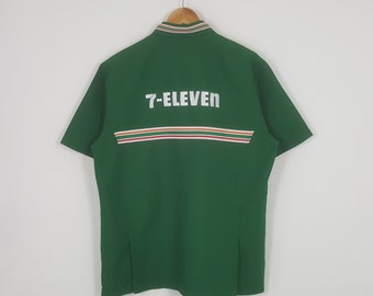 Vintage 7 Eleven chaqueta uniforme de marca japonesa