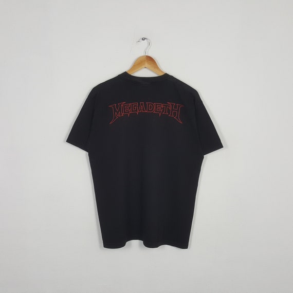 Vintage Megadeth American Heavy Metal Band Tour T… - image 3