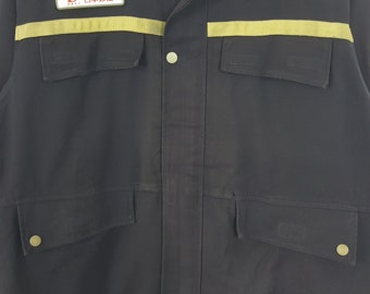 Vintage Japan Post Service Uniform Work Utility Jacket - Etsy