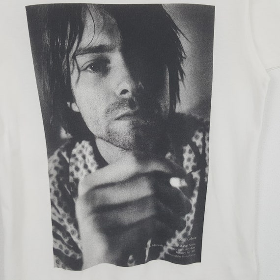 Vintage Kurt Cobain American Grunge Band Photo Ar… - image 2