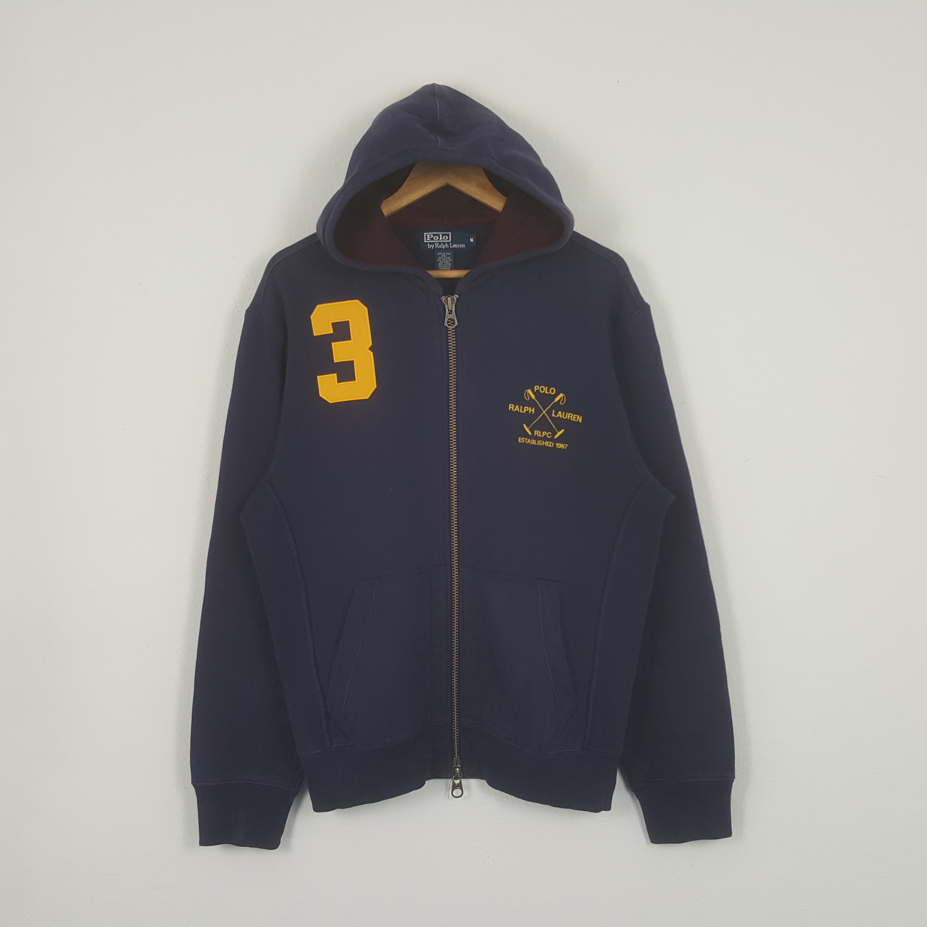 Vintage Polo by Ralph Lauren Number 3 RLPC Hoodies Jacket - Etsy
