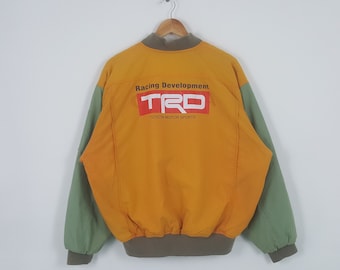 Vintage TRD Racing ontwikkeling Toyota Team aangepaste kunst jas