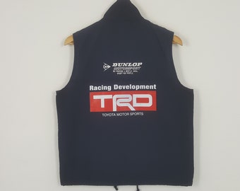 Vintage TRD Racing Development Toyota Team Custom Art Jacket Vest