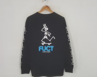 Vintage Fuct American Style Skull Long Sleeve Tshirt