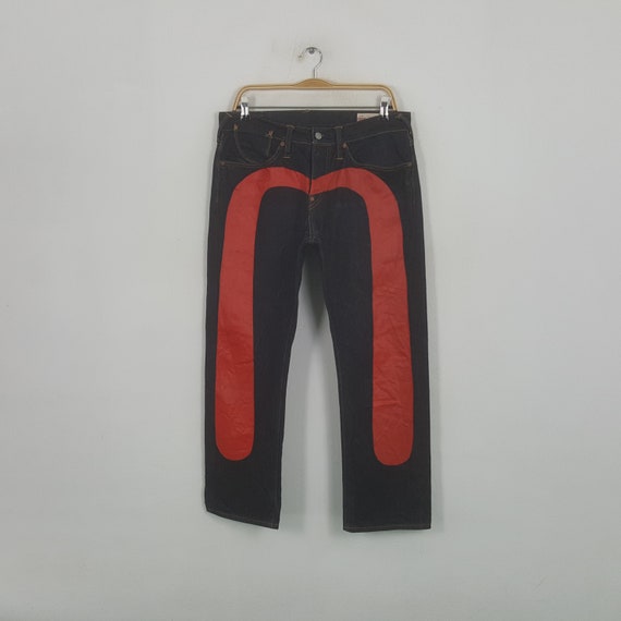Vintage Evisu Japanese Brand Daicock Custom Art Denim Jeans - Etsy