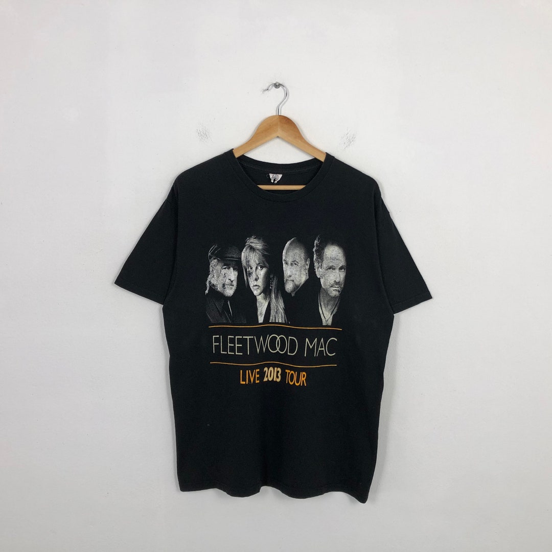 Maglietta Ufficiale Fleetwood Mac - Logo Classico, Colore Nero | T-Shirt Unisex In Cotone - Foto 9