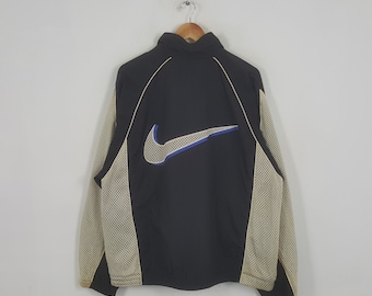 Vintage Nike Big Swoosh Sportswear Style Windbreaker Jacket