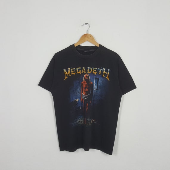 Vintage Megadeth American Heavy Metal Band Tour T… - image 1