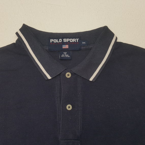 Vintage Polo Sport Collar Shirt - image 4