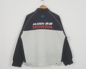 Vintage Mugen Honda Japanese Racing Team Custom Art Jacke