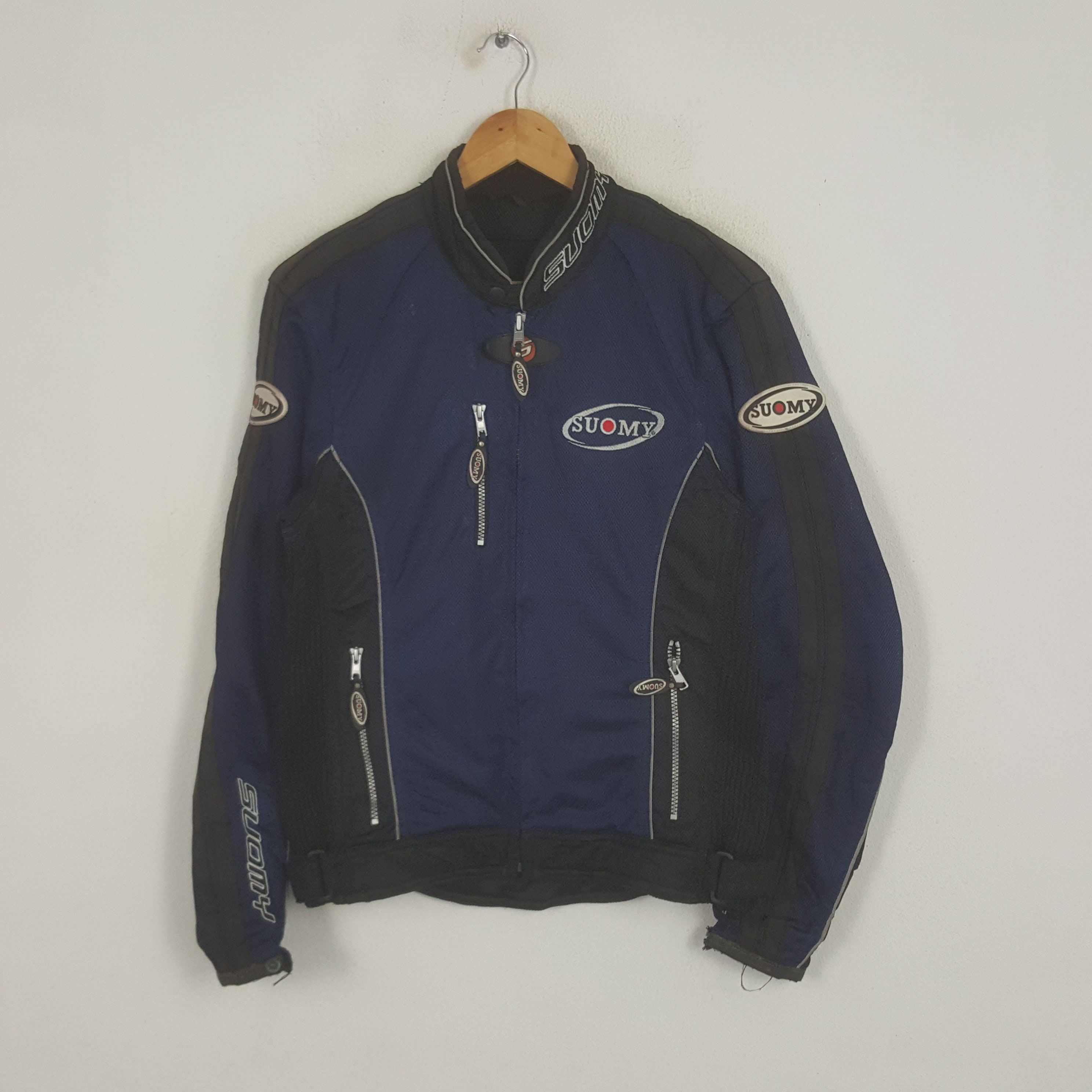 Vintage Suomy Racing Motorsports Bikers Jacket