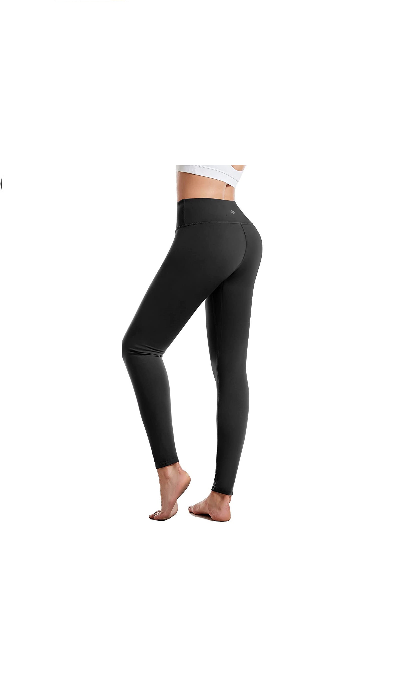 CAMBIVO Womens High Waisted Leggings Tummy Control and Non See