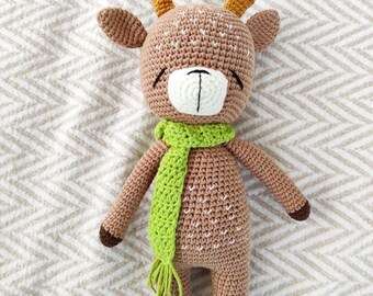 Crochet deer, amigurumi deer ,newborn Toys ,animal ,crochet