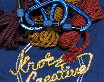 Blue Screw Gate Carabiner: Stylish Suspension Tool