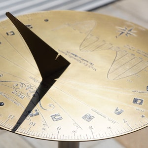 Sundial Horizon D40 unique piece location produces brass