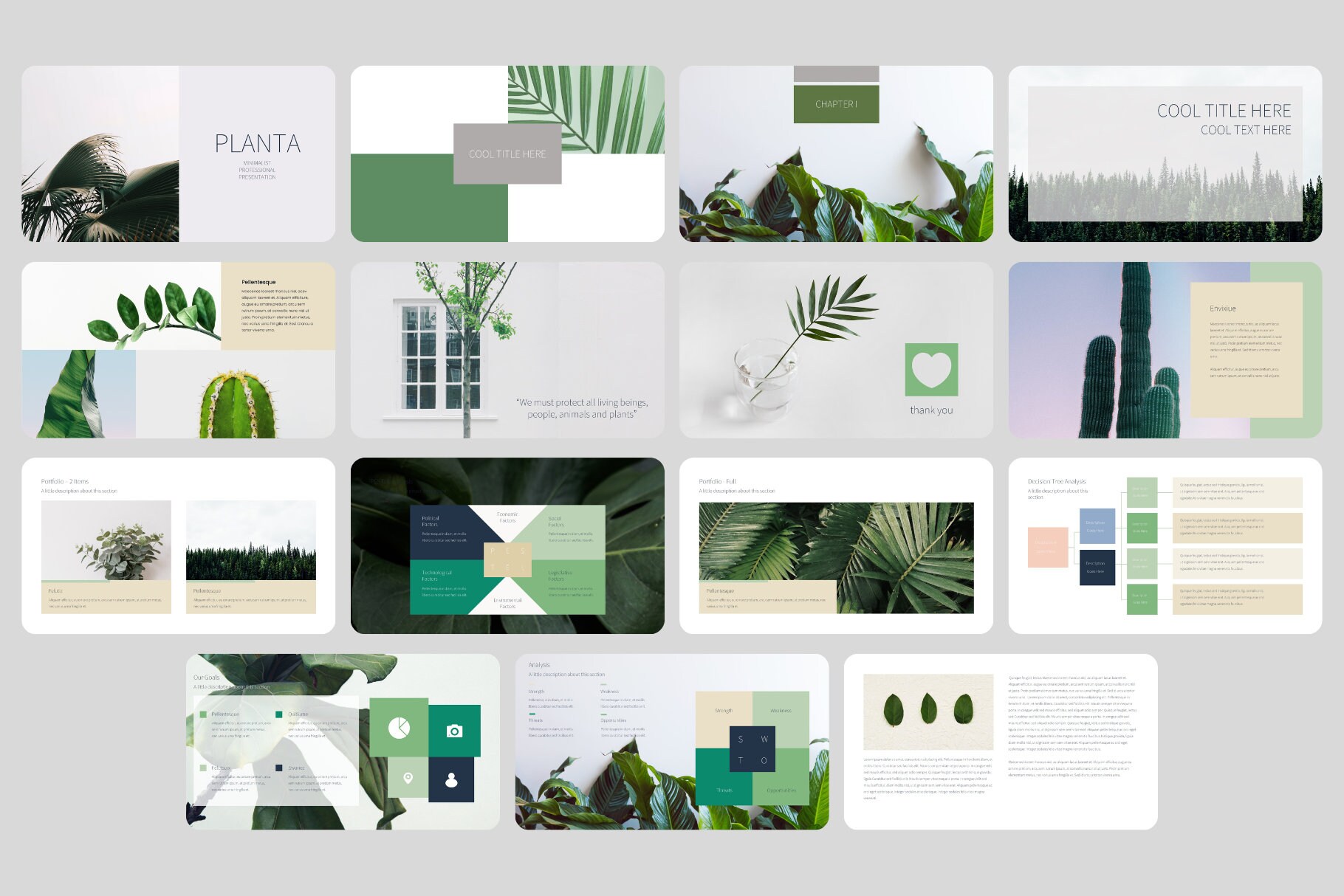 Plants Powerpoint Presentation Template Business Presentation School ...