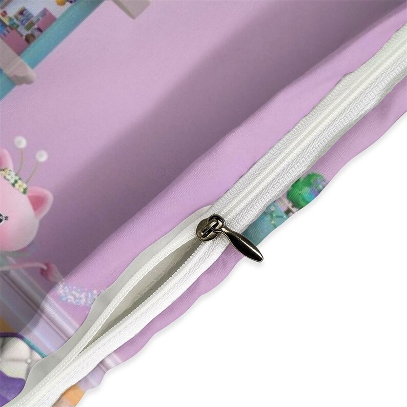 Gabby's Dollhouse Cotton Matting Bed Three Piece Bedroom Etsy