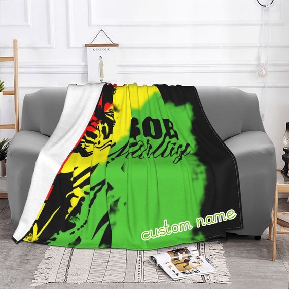 Reggae Creator Bob Marley Custom Name Double Layer Blanket Kids