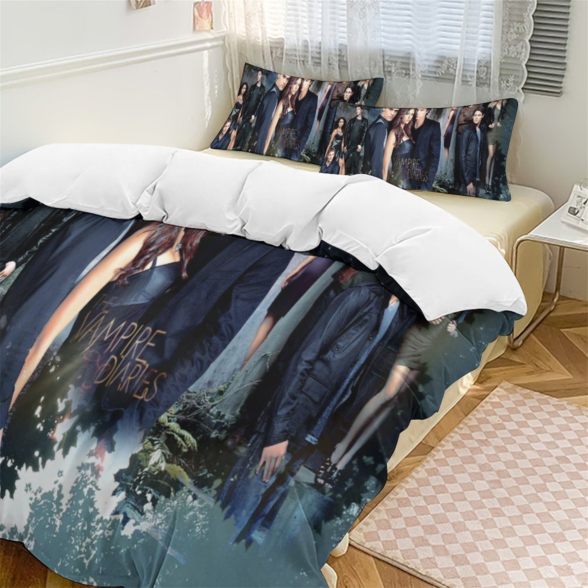 Vampire Diaries Duvet Cover Pillow Cover Bedding Set Four Etsy