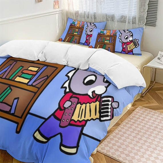 Five Nights at Freddy' Cotton Matting Bed Three Piece Bedroom Dormitory Bed  Sheet Quilt Cover Fitted Sheet. 